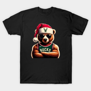 Milwaukee Bucks Christmas T-Shirt